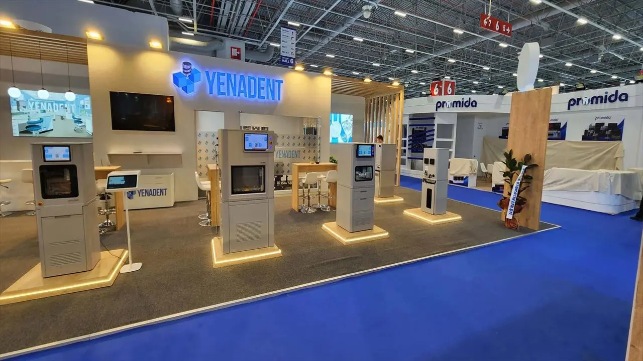 Yenadent exhibition stand — exterior view
